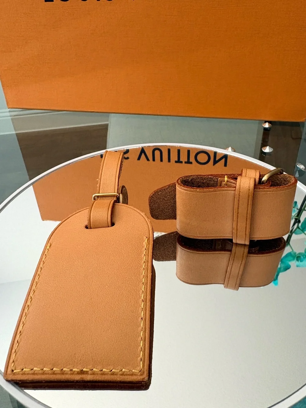 Louis Vuitton Poignant & Luggage Tag Set